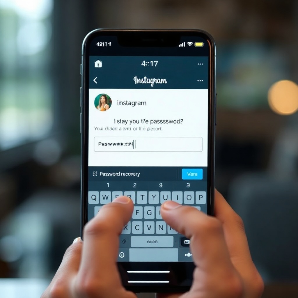 Instagram şifre kurtarma