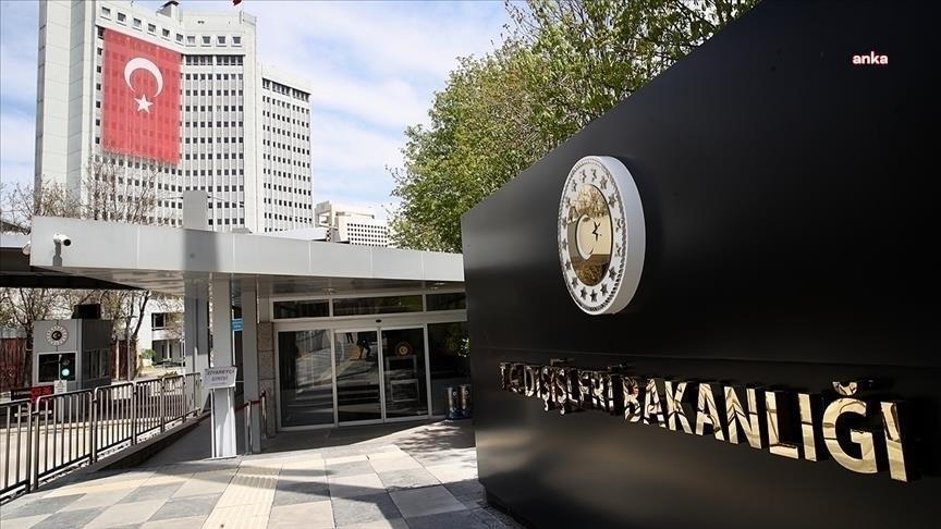 Dışişleri Bakanlığından