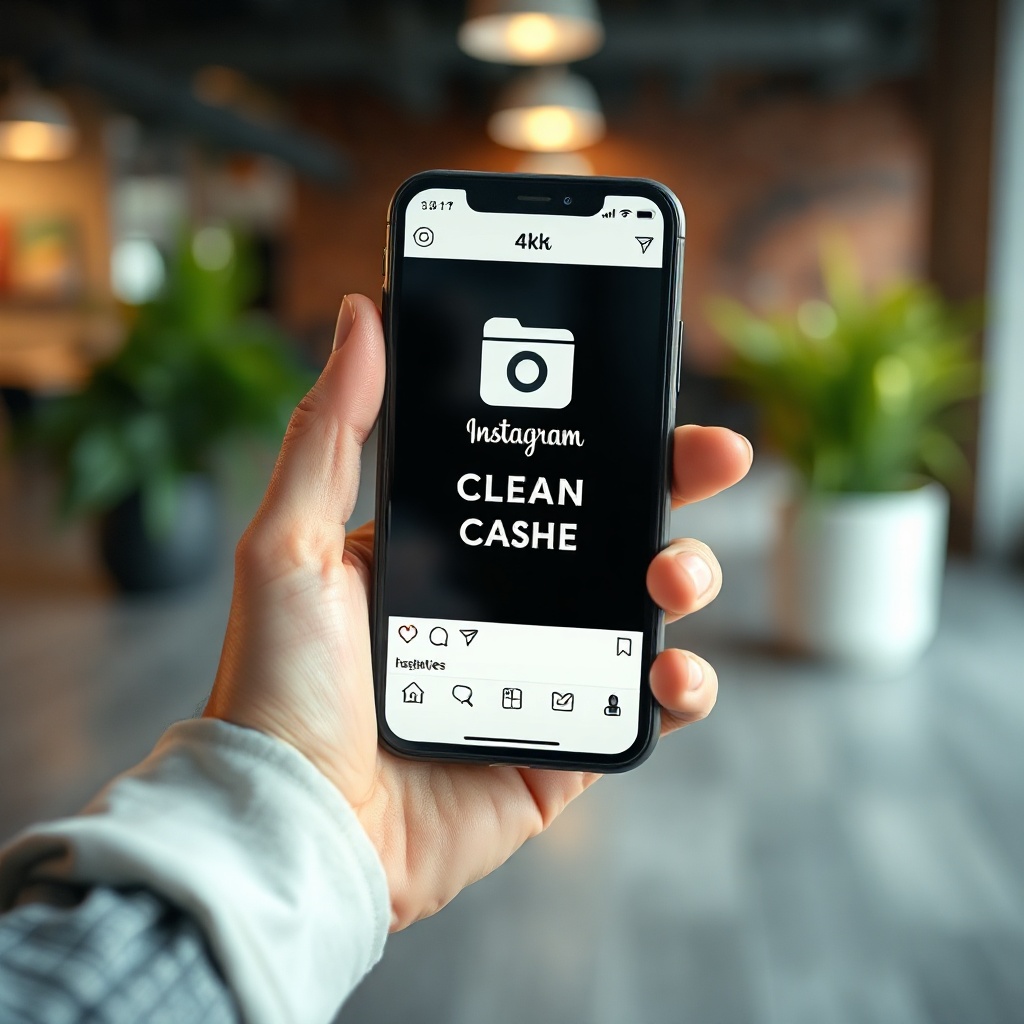 Instagram önbelleği temizleme