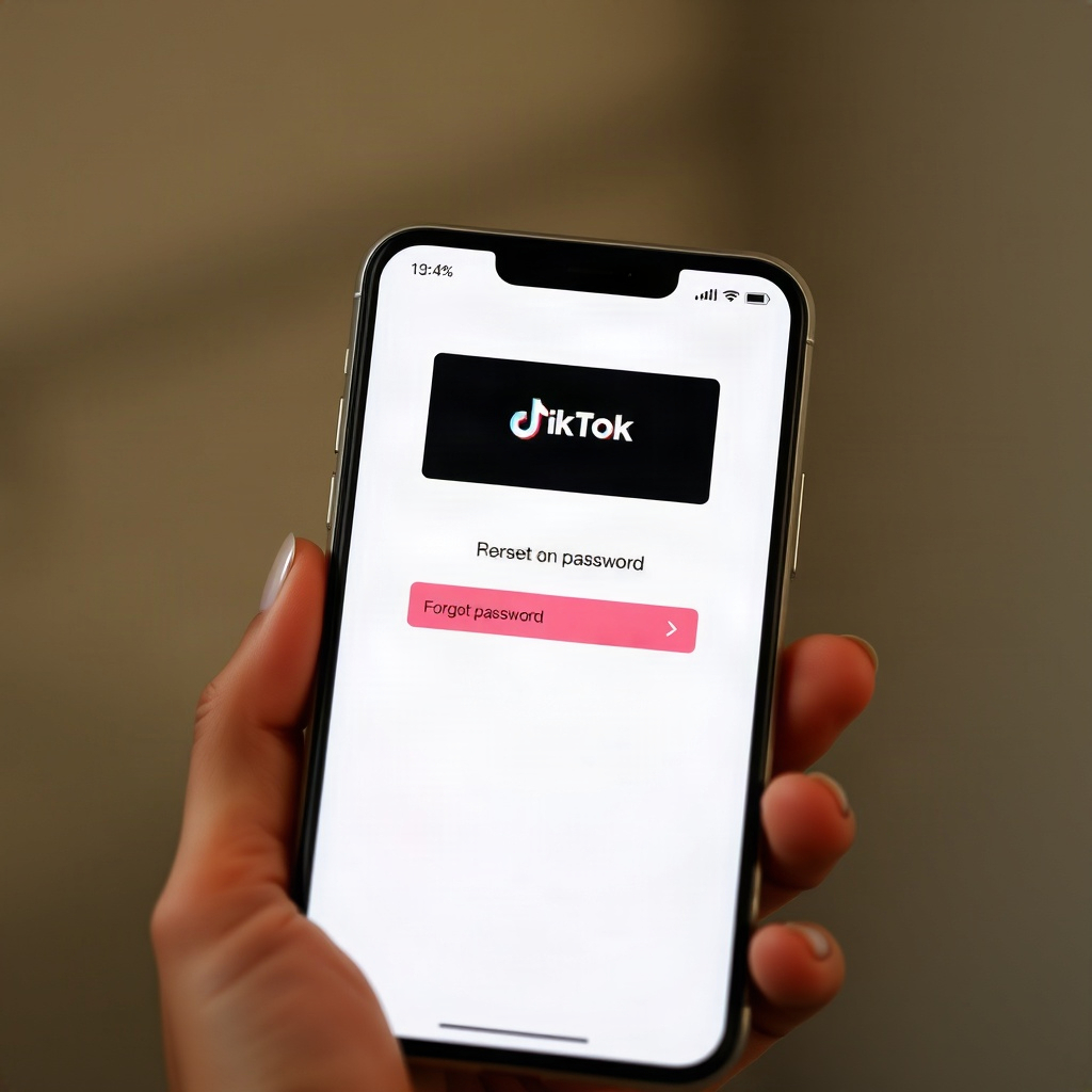 TikTok şifre sıfırlama