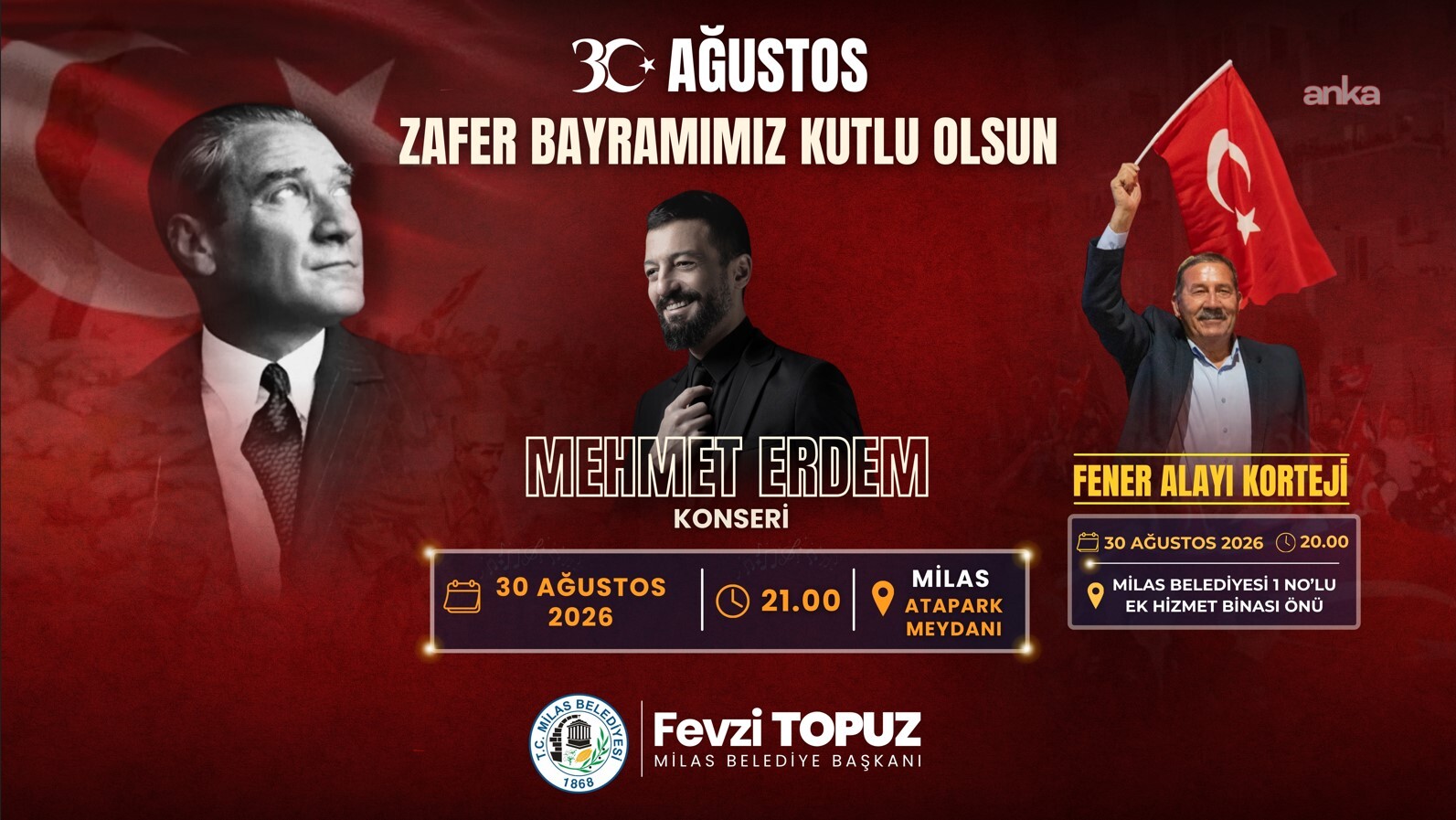 Milas’ta 30
