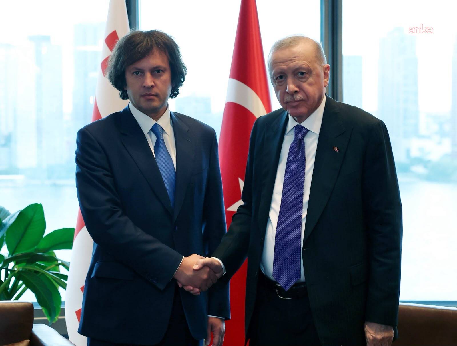 Cumhurbaşkanı Erdoğan, Gürcistan Başbakanı Kobakhidze’yi kabul etti