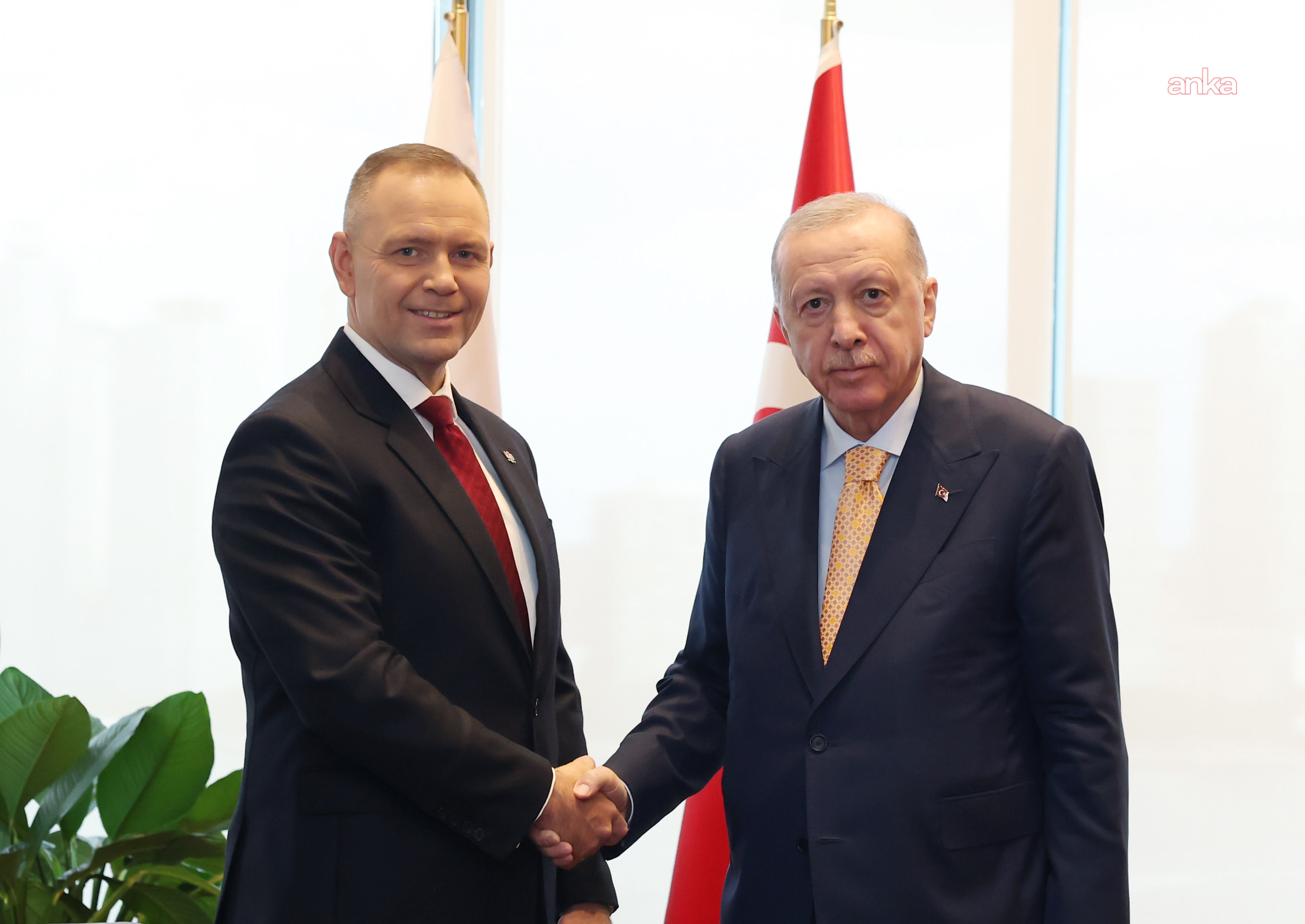 Erdoğan Nawrocki görüşmesi